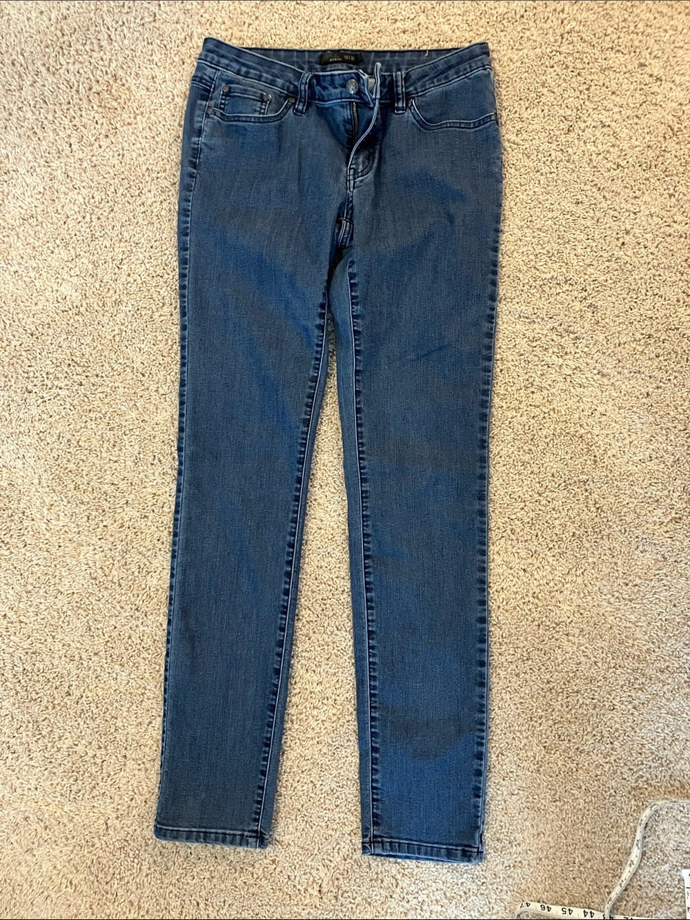 Prana Dark Blue Slim Straight Jeans